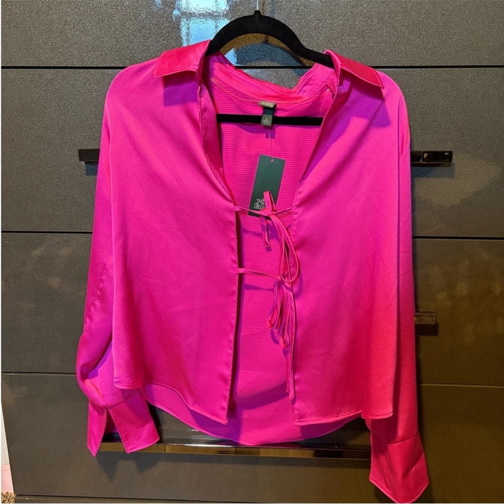 Hot Pink Blouse